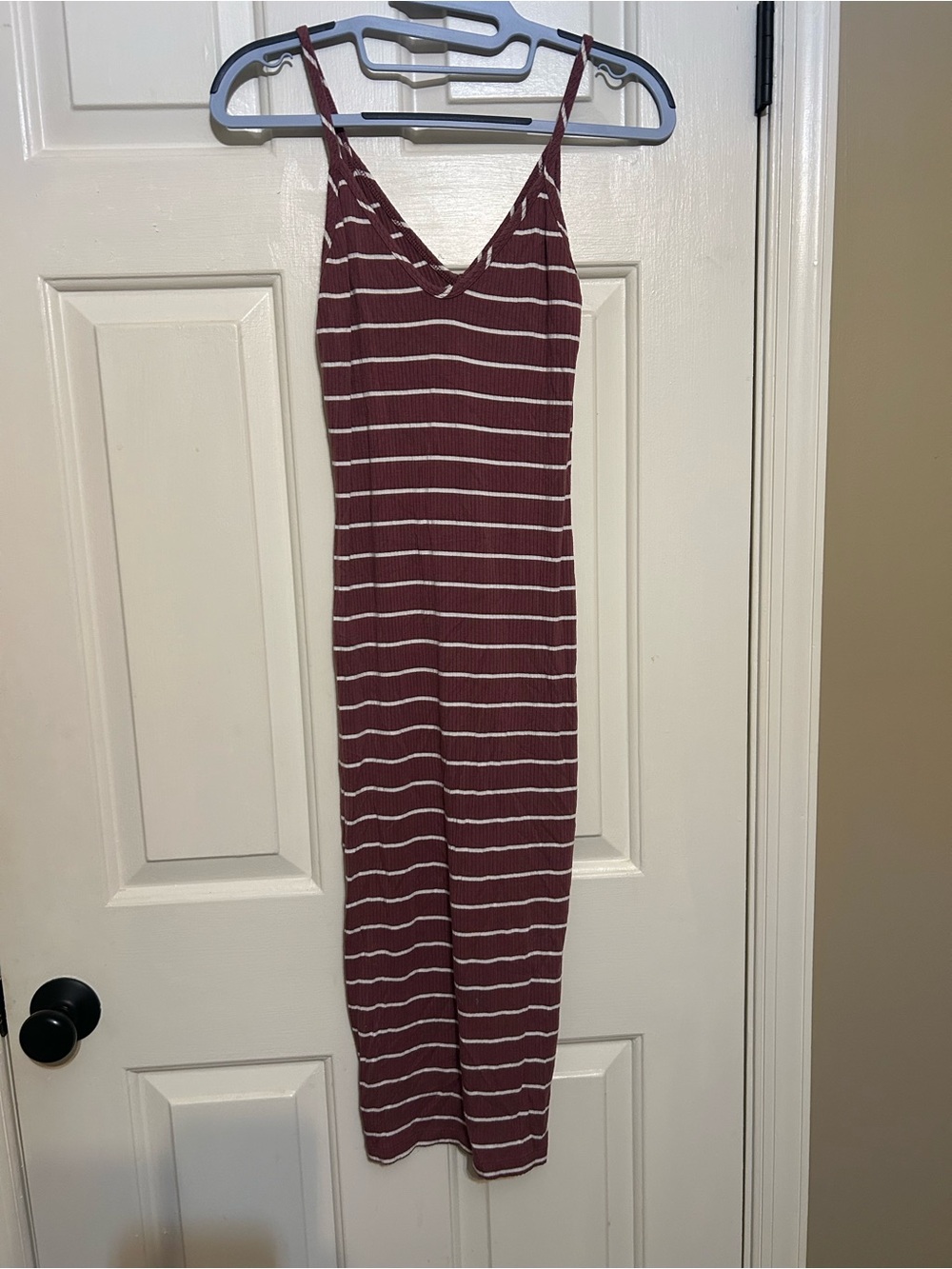Express striped bodycon maxi dress. Womens size xs.